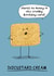 Funny Birthday Card - Disgusted Custard Cream Biscuit - Cost of Living Joke created by Running with Scissors