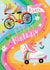 Fun Birthday Card - For Niece - Skates and Bike created by Louise Tiler