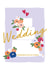 Classic Wedding Card - Floral Wedding - Congratulations created by SABIVO Design by Sabina