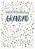 Classic Birthday Card - For Grandad - Polka Dots created by Claire Giles