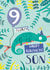 Cute Birthday Card - For Son - 9 Today - Lizard created by Juniper and Rose Studio