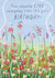 Pretty Birthday Card - Floral Meadow - Inspirational created by Melissa James