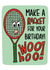 Cute Tennis Birthday Card - Make Some Noise created by TeePee Creations