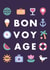 Cute Leaving Card - Travelling - Bon Voyage created by Chris Wharton
