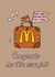 Funny new job card - McDonalds case - Congrats on the new job created by Lena Lapina