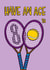 Fun 80th Birthday Card - Tennis Pun - For Him created by TeePee Creations