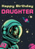 Retro Birthday Card - For Daughter - Space Astronaut created by Rocket68