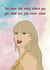 Taylor Swift Lover/ Anti Hero Birthday Card created by Emily Render