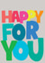 Happy For You Card | Well Done Card | Congratulations Card | You Did It Card created by Feel Good Supplies