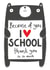 Cute Thank You Card - For Teacher - I Love School created by Tandem Green by Beth Gunnell
