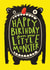 Funny Birthday Card - From Your Kid - Little Monster created by AbiGoLucky