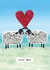 Classic Anniversary Card - Sheep Illustration created by Joanne Wishart
