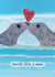 Cute Anniversary Card - Sea Life - Seal Pun created by Joanne Wishart