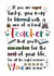 One of a Kind Teacher - Heartfelt Thank You Teacher Card created by And You Can Quote Me