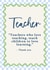Heartfelt Thank You Card - For Teacher - Quote created by Kind of Simple Designs