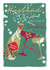 Classic Christmas Card - For Husband - Festive Christmas Bubbly created by SABIVO Design by Sabina