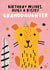 Cute Birthday Card - For Granddaughter - Cheetah created by Foggish