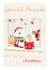 Classic Christmas Card - For Special Friends Cute Animals with Festive Hats created by SABIVO Design by Sabina