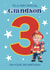 Cute Birthday Photo Card - For Grandson - 3 Today - Fireman created by Choo Choo 