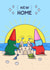 Funny New Home Card - Cheeky Gnomes - Sandcastle created by Cheeky Legends