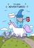 Funny Leaving Card - New Adventures - Wizard and Unicorn created by Cheeky Legends