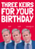 Funny Birthday Card - Labour - Keir Stamer created by AbiGoLucky