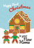 Cute Christmas Card - New Home - 1st Christmas - Gingerbread created by @Cupsie's Creations