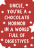 Cute Birthday Card - For Uncle - A Chocolate Hobnob In A World Full Of Digestives created by Pickled Prints