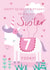 Cute 7th Birthday Card - For Sister - Unicorn created by Juniper and Rose Studio