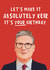 Funny Birthday Card - Keir Starmer - Absolutely Keir created by Giddy Kipper