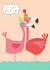 Fun Birthday Card - Flamingos created by Kali Stileman