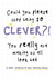 Funny Exam Results Card - Stop Being So Clever - GSCE A Level Degree created by Bow & Bell
