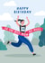 Cute Birthday Card - For Mum - Best Mum By Miles - Running created by Lucy Marie Design