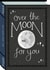 Pretty Congratulations Card - Book - Over the Moon for You created by Two For Joy Illustration