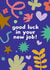 Scrapbook design good luck card - Good Luck In Your New Job created by Norie Lane