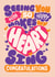Cute Engagement Card - For Couple - Make My Heart Sing created by Harkiran Kalsi