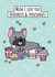 Cute Mothers Day Card - From The Dog - Frenchie created by Natalie Tuck