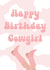 Happy Birthday Cowgirl
Cute fun birthday card for your dancing bestie
Pale created by Loy Matthews