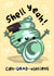 Cute Graduation Card - Sea Shell Pun - Shell Yeah! created by The Playful Indian