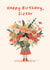 Cute Birthday Card - For Sister - Flower Girl created by Bellollage