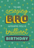 Cute Birthday Card - My Amazing Brother - Bro created by Evie Garnett Designs