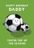 Cute Birthday Card - For Daddy - Football created by Giddy Kipper
