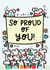 So Proud of You, Congratulations, Well Done Card. created by Lyndsay Moon