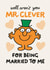 Funny Anniversary Card - Mr. Clever - Mr. Men - Husband created by Mr. Men