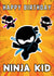 Fun birthday card for any little ninja kid. created by P1 Cards
