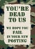 Funny Military Leaving Card - Camouflage Design - New Posting - You're Dead To Us created by Jolly Ginger Cards