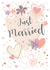 Wedding Card - Happy Couple - Just Married created by Orchard Design House
