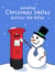 Cute Christmas Card - Christmas Smiles Across the Miles - Tell them ‘I Miss You’ created by Running with Scissors