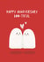 Happy Anniversary Boo-tiful cute ghosts card created by Giddy Kipper