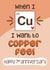 Funny Copper Anniversary Card For Husband Or Wife - 7th Anniversary - Cop A Feel created by Presents Felt